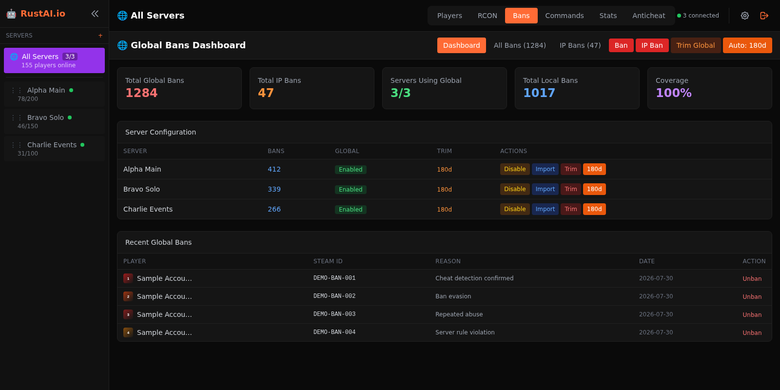 Rust Server Rcon Free Rust RCON Admin Panel | Rust Server Management | RustAI