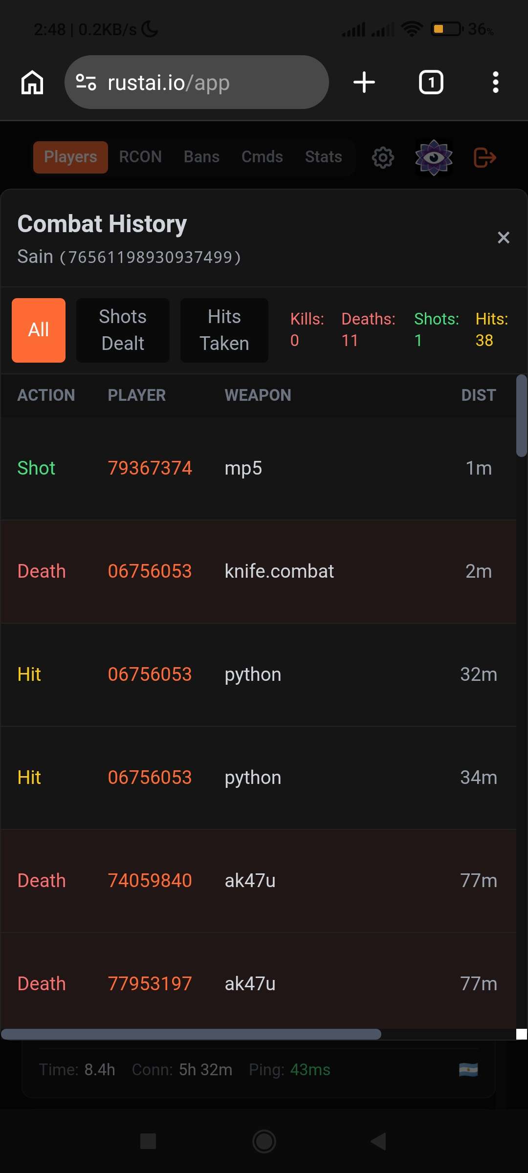 Rust Commits Log Free Rust RCON Admin Panel | Rust Server Management | RustAI