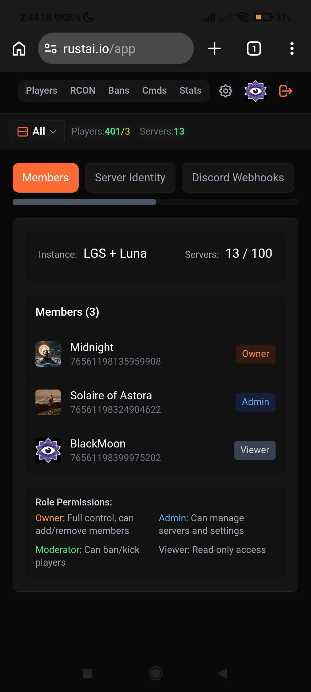 Rust Server Rcon Free Rust RCON Admin Panel | Rust Server Management | RustAI